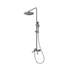 Душевой комплект графит,оружейная сталь FELICE 8060 G GUN METAL