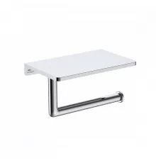 Держатель для туалетной бумаги Raglo R320.03 с полкой,хром