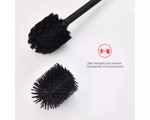 Ёршик для унитаза Raglo R300.10.06 с держателем,черный