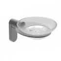 Мыльница Raglo R300.02.09 с держателем,графит Мыльница Raglo R300.02.09 с держателем,графит