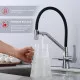 Смеситель Raglo R80.62 для кухни с подключением к фильтру съёмный гибкий излив с магнитным фиксатором, хром