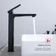 Смеситель Raglo R51.15.06 для раковины высокий монолитный, черный
