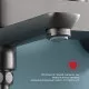 Душевая система Raglo R03.24.09 для ванны и душа излив поворотный 15 см, графит