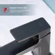 Смеситель Raglo R30.10.09 для раковины монолитный, графит
