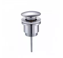 Донный клапан для раковины Raglo R600.01 без перелива (клик-клак), латунь, хром