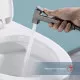 Смеситель Raglo R51.55.09 с гигиеническим душем встраиваемый с полкой и держателем бумаги, графит