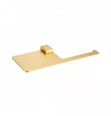 Держатель для туалетной бумаги Raglo R301.03.03 с полкой,сатин золотой