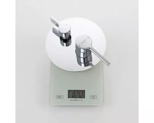 Душевая система Raglo R20.27 для ванны и душа встраиваемая на 3 режима излив поворотный 20 см, хром
