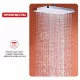 Лейка душевая верхняя Raglo R451.52 тропический душ 340*220мм пластик/силикон, хром