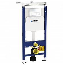 Инсталляция Geberit Duofix Plattenbau Delta UP100 458.125.11.1 для унитаза со смывным бачком и клавишей смыва