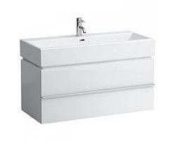 Тумба белый матовый 99 см 2 ящика Laufen Case 4.0128.2.075.463.1