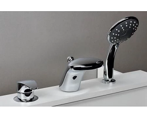 Купить Смеситель на борт ванны Bravat Cobra F5140197CP-1-RUS встраиваемый Хром в магазине сантехники Santeh-Crystal.ru