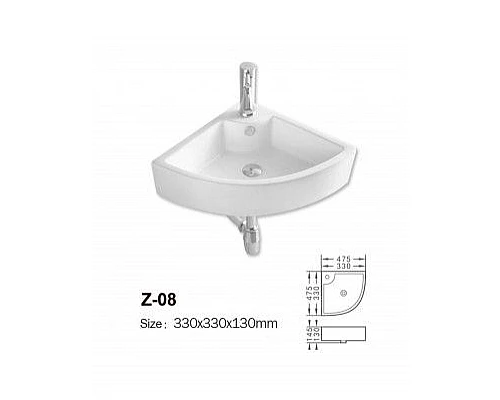 Приобрести Раковина - Z-08 Zandini в магазине сантехники Santeh-Crystal.ru