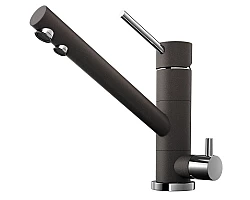 Смеситель для кухни с подключением к фильтру темный шоколад Omoikiri Tonami-DC