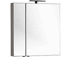 Зеркальный шкаф 79,8x85 см дуб антик Aquanet Эвора 00182741