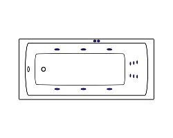 Гидромассажная система бронза Sanjet Line SJ-LINE-BR