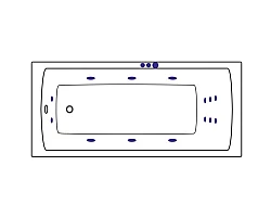 Гидромассажная система хром Sanjet Smart SJ-SMART-CR