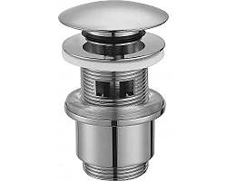 Донный клапан Cezares CZR-SAT5-01 click-clack с переливом Хром