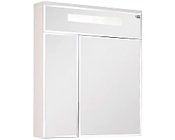 Зеркальный шкаф Onika Сигма 60 206034 с подсветкой Белый глянцевый