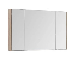 Зеркальный шкаф 116x75 см дуб сонома Aquanet Остин 00201726