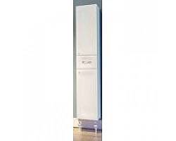 Пенал напольный белый глянец R Marka One Cheri У69416