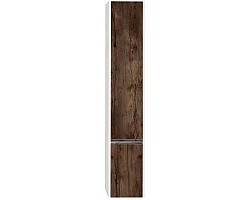 Пенал подвесной белый глянец\/таксония темная R Акватон Капри 1A230503KPDBR