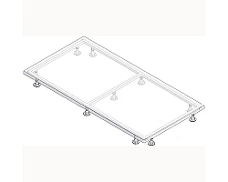 Каркас для душевого поддона Creto Ares/Scala 100х80 1-0075