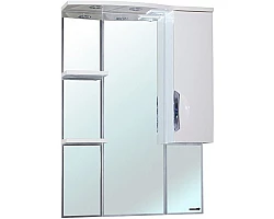 Зеркальный шкаф 75x100 см белый глянец R Bellezza Лагуна 4612112001019