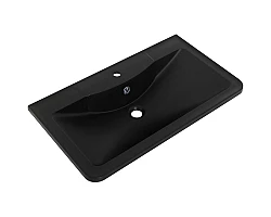 Раковина BelBagno 100 BB1000/455-LV-ART-ALR-NERO Черная матовая