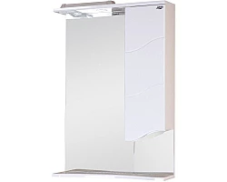 Зеркальный шкаф 58x80 см белый глянец R Onika Лайн 205820