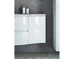 Шкаф одностворчатый 34x55 см Bianco Lucido R Cezares Vague 44222