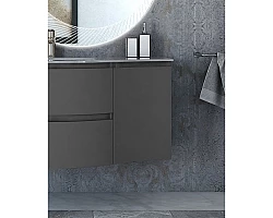 Шкаф одностворчатый 34x55 см Grigio Talpa Opaco R Cezares Vague 54906