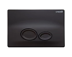 Кнопка смыва Creavit Drop GP200201 для инсталляции, черный матовый