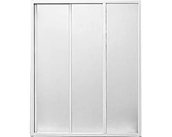 Шторка на ванну Bas Лима 130 3 створки пластик