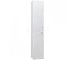 Пенал подвесной белый глянец L Акватон Домус 1A163003LL01L