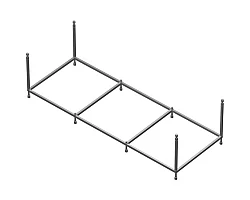 Каркас для ванны AM PM Sensation 170 W30A-170-075W-R Серый