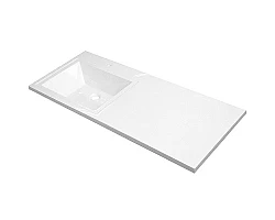 Раковина Aquanet Эстет Даллас 120 L ФР-00001490 с местом под стиральную машину Белая