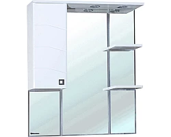 Зеркальный шкаф 82,5x100,1 см белый глянец L Bellezza Джулия 4611214002016