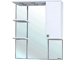 Зеркальный шкаф 82,5x100,1 см белый глянец R Bellezza Джулия 4611214001019