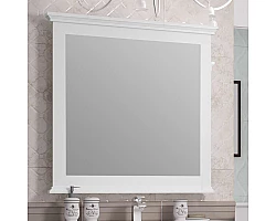 Зеркало 90x88 см белый матовый Opadiris Палермо Z0000008548