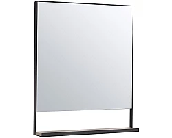 Зеркало 65x78,4 см дуб орегон\/черный Акватон Лофт Урбан 1A254102LQX50