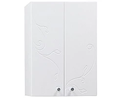 Шкаф двустворчатый подвесной 61x81,8 см белый глянец Акватон Домус 1A153003LL010