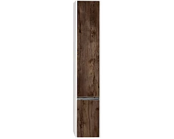 Пенал Акватон Капри 1A230503KPDBR подвесной R, белый глянец\/таксония темная