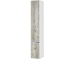 Пенал Акватон Капри 1A230503KPDAL подвесной L, белый глянец\/бетон пайн