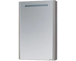 Зеркальный шкаф 50x78 см дуб фьорд Акватон Сильва 1A215502SIW6L