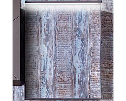 Зеркальный шкаф Бриклаер Кристалл 56 4627125414589 с подсветкой Ясень Анкор темный