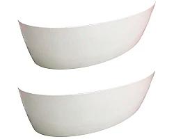 Фронтальная панель Excellent Lumina 190 OBEX.LUM19WH (2 части) Белая