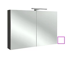 Зеркальный шкаф белый блестящий 100x65 см Jacob Delafon Odeon Up EB797RU-G1C