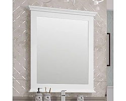 Зеркало 80x88 см белый матовый Opadiris Палермо 00-00002351