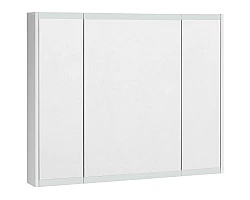 Зеркальный шкаф 100x81 см белый глянец Акватон Нортон 1A249302NT010
